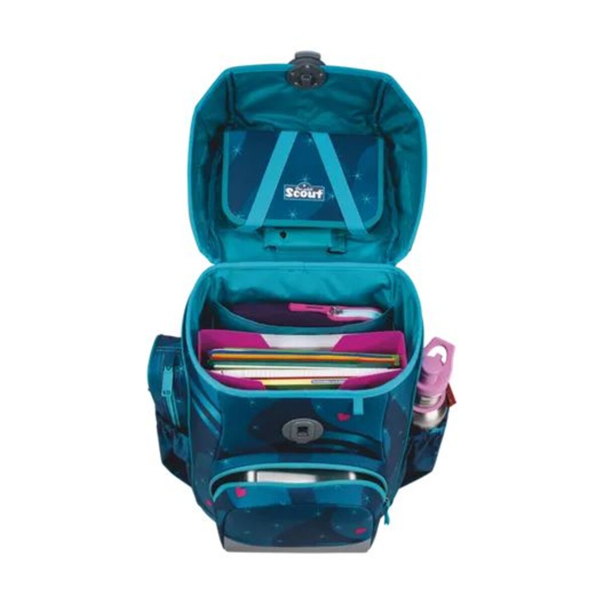 Scout Schulranzen-Set Neo Exklusiv LED Heaven