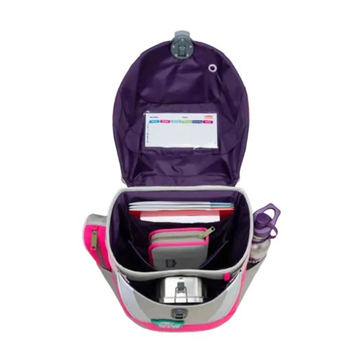 Scout Schulranzen-Set Sunny II DIN Pink Cherry, 4-teilig