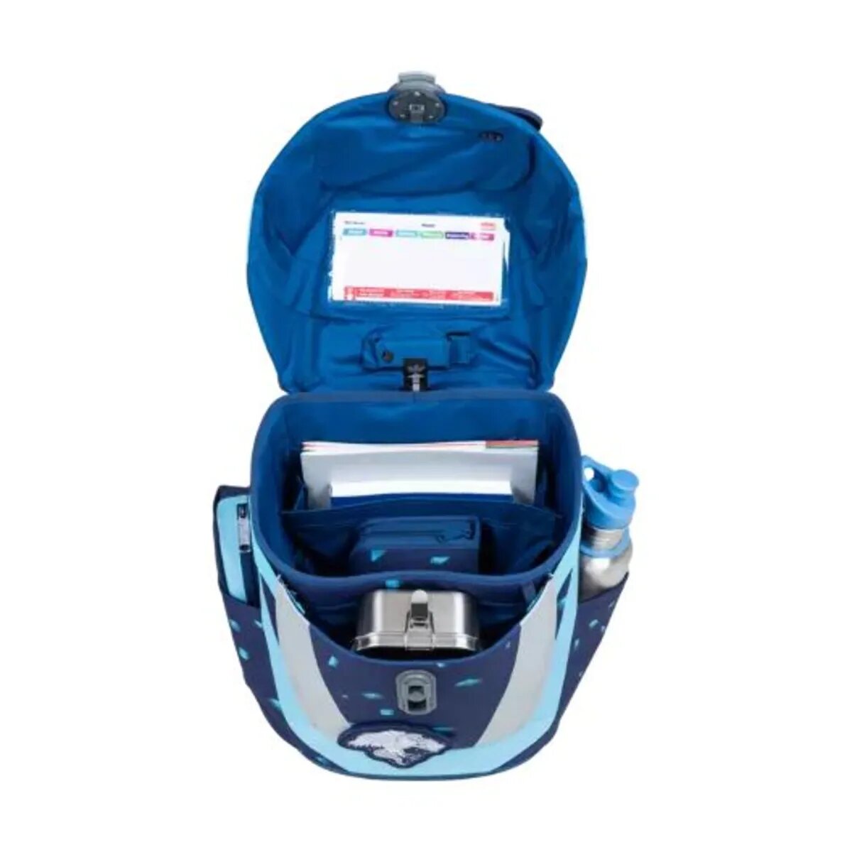 Scout Schulranzen-Set Sunny II Exklusiv LED Pegasus, 4-teilig