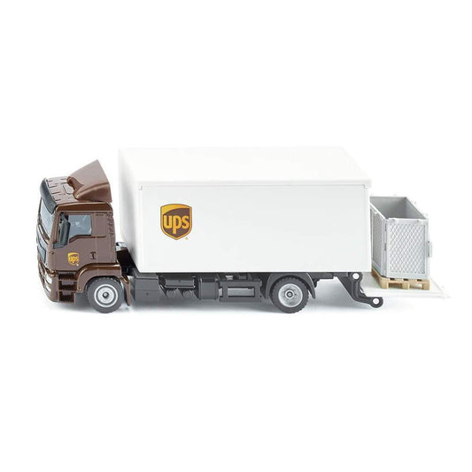 SIKU 1997 MAN Lastwagen UPS mit Kofferaufbau 1:50