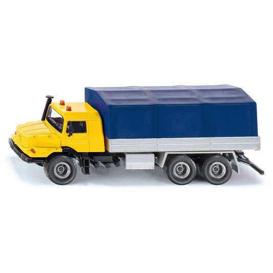 SIKU 3547 Mercedes-Benz Zetros mit Pritsche und Plane