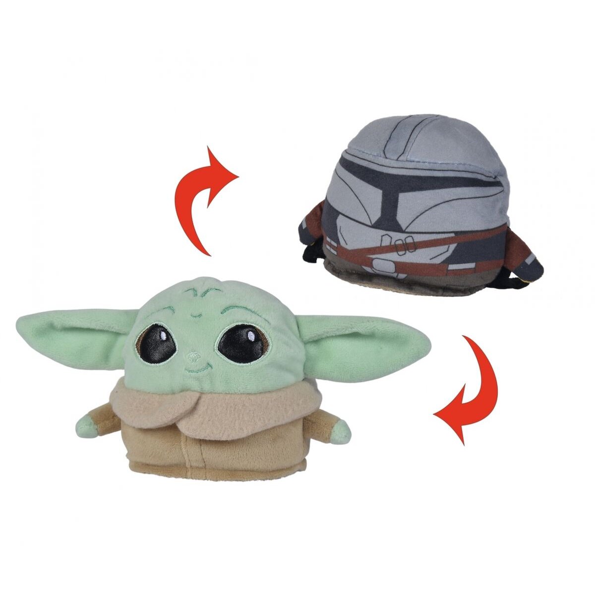Simba Disney Mandalorian Grogu/Mando Wendeplüschtier