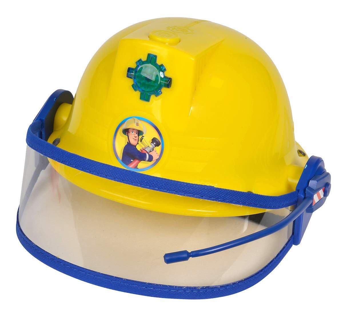 Simba Feuerwehrmann Sam Feuerwehr Helm mit Sirenen Sound & Licht