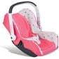 Smoby Maxi Cosi Autositz für Puppen bis 42 cm, Rosa