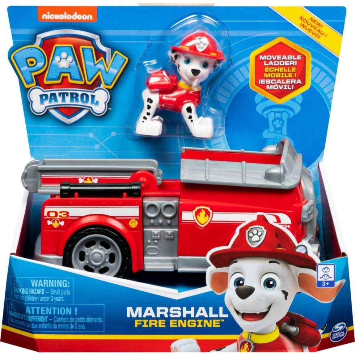 Spin Master Paw Patrol - Feuerwehr Fahrzeug mit Marshall Figur