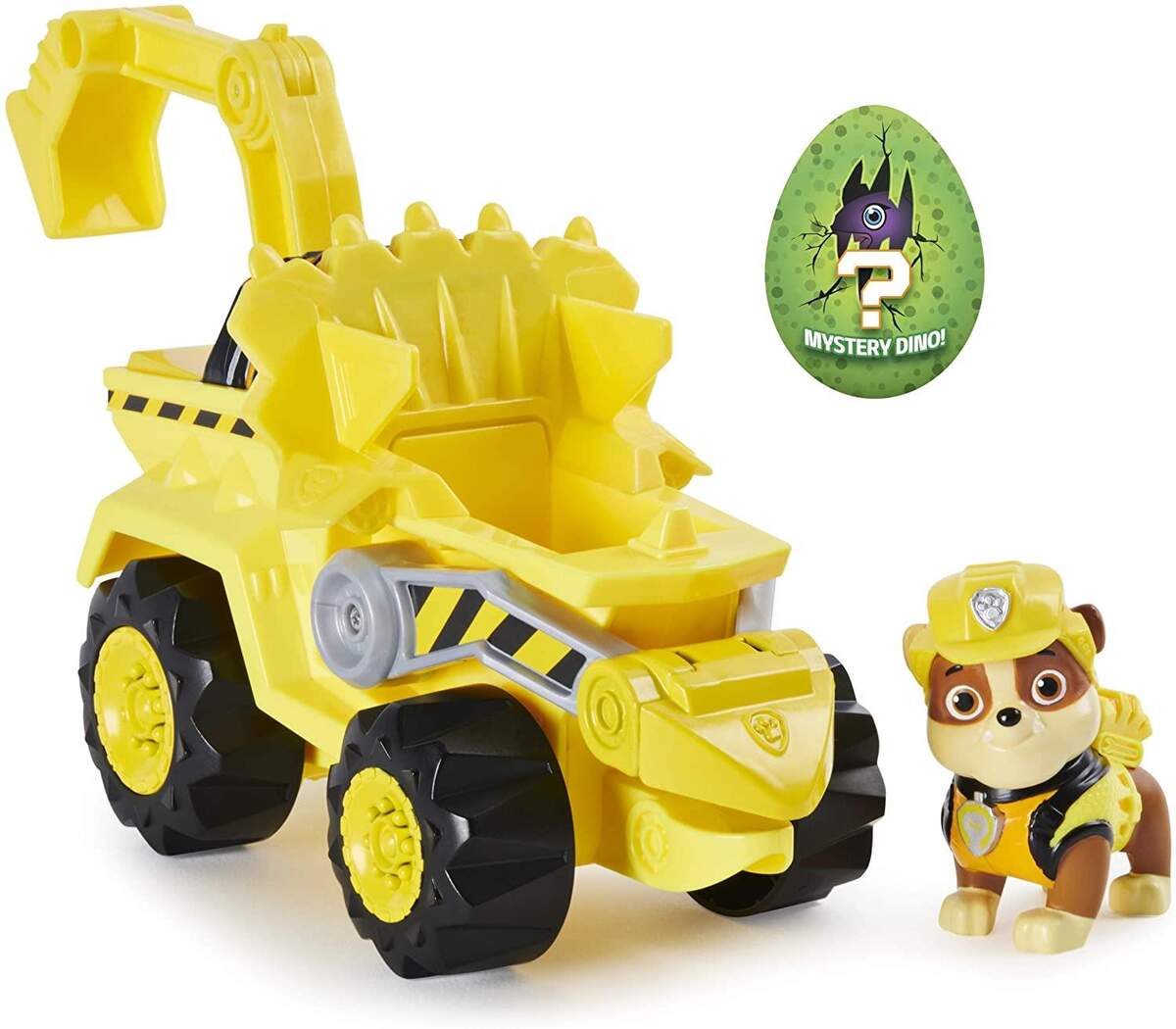 Spin Master Paw Patrol - Dino Rescue – Rubble – Set Charakter & Deluxe Fahrzeug