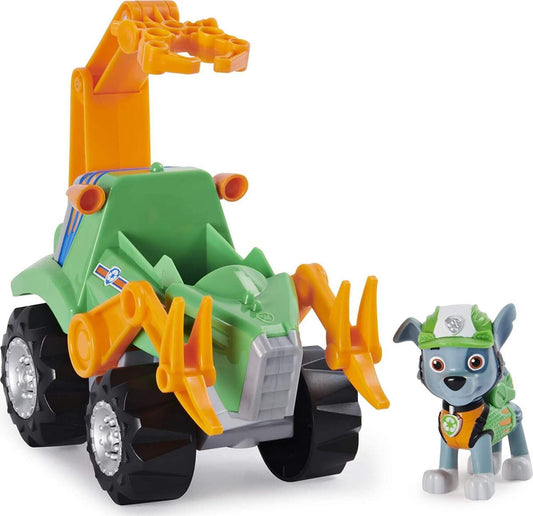 Spin Master Paw Patrol - Dino Rescue Rocky und Deluxe Fahrzeug