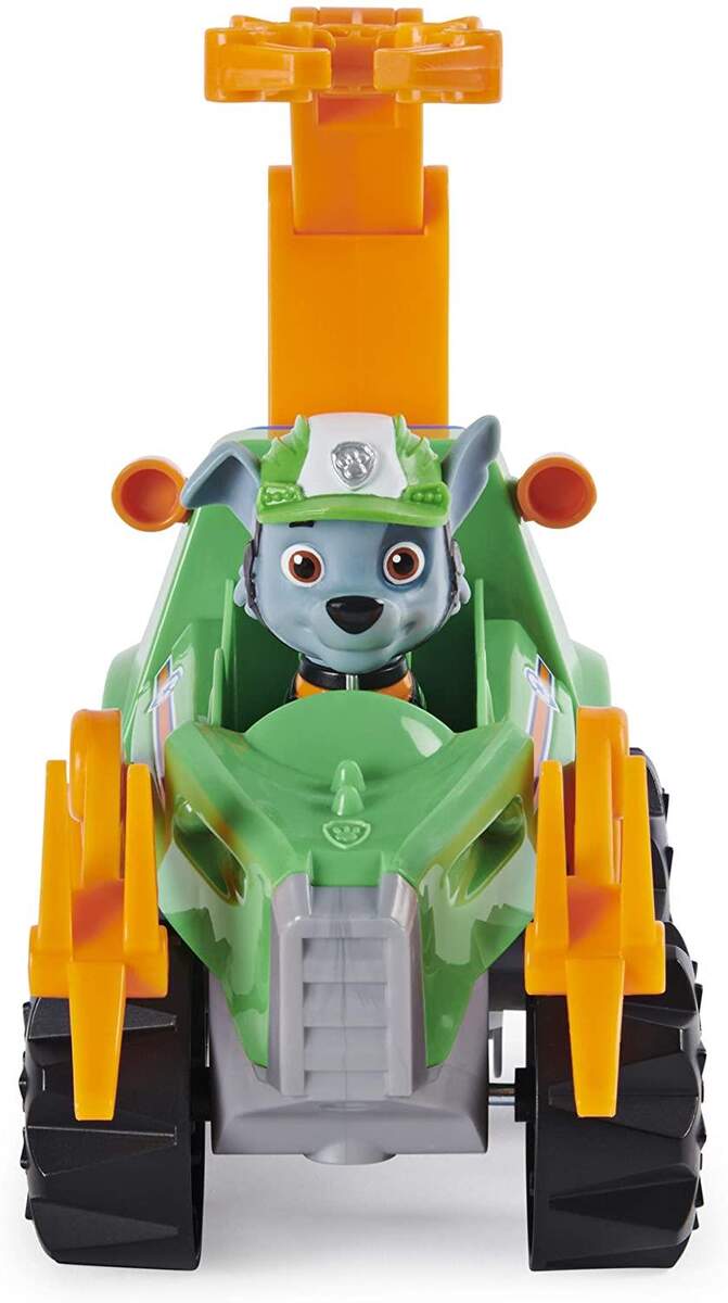 Spin Master Paw Patrol - Dino Rescue Rocky und Deluxe Fahrzeug