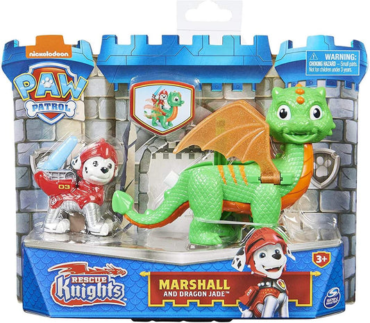 Spin Master Paw Patrol Rescue Knights Rettungsritter Marshall und Dragon Jade