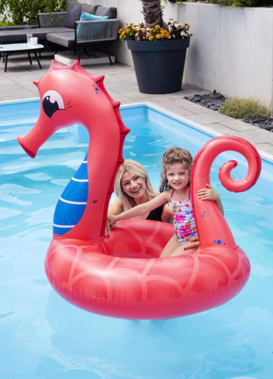 Splash & Fun Schwimmring Seepferd, 110 x 100 x 125 cm