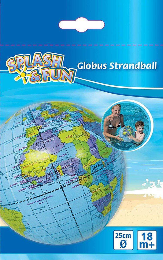 Splash & Fun Strandball Globus, Ø 25 cm