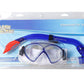 Splash & Fun Tauchermaske mit Schnorchel, blau