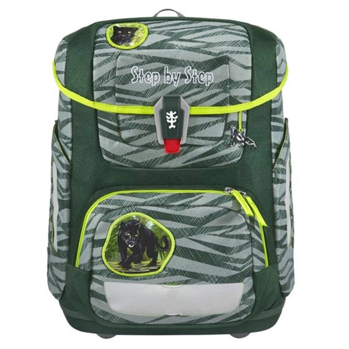 Step by Step Schulranzen-Set Circle Jungle Cat Chiko, 5-teilig