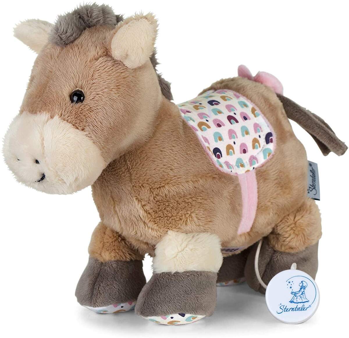 Sterntaler Spieluhr, Stofftier Pony Pauline, Größe M