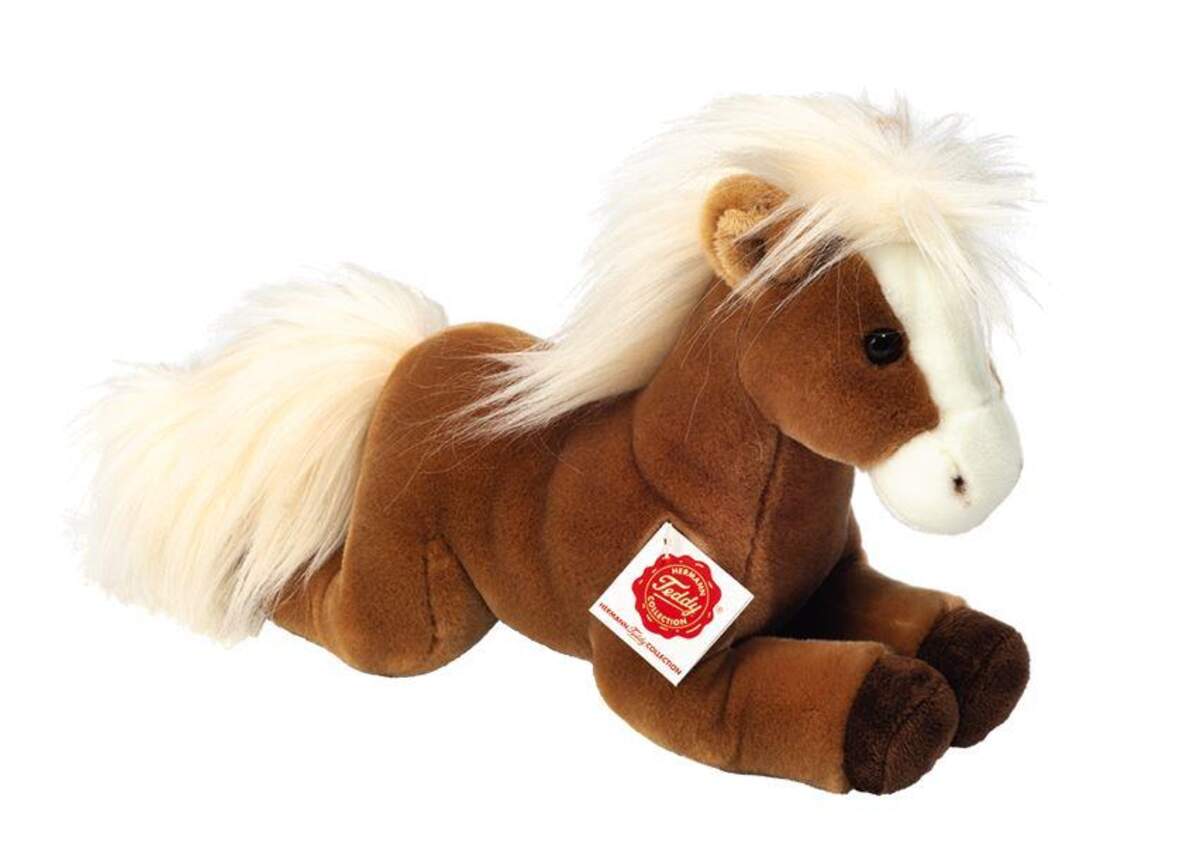 Teddy Herrmann Pferd hellbraun 30 cm