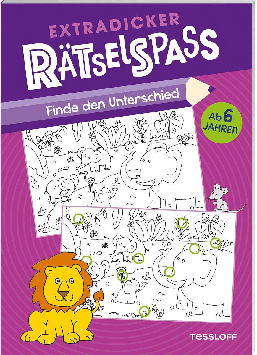 Tessloff Extradicker Rätselspaß. Finde den Unterschied: Über 70 kniffelige Suchbilder