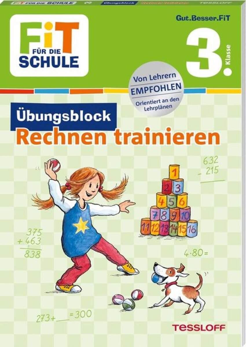 Tessloff FiT für die Schule. Übungsblock Rechnen trainieren 3. Klasse