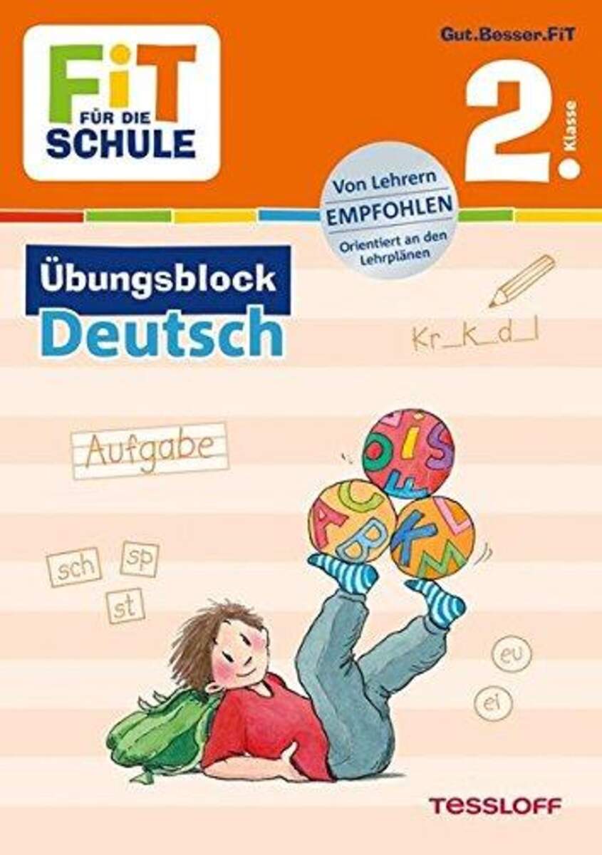 Tessloff Fit für die Schule - Übungsblock: Deutsch 2. Klasse