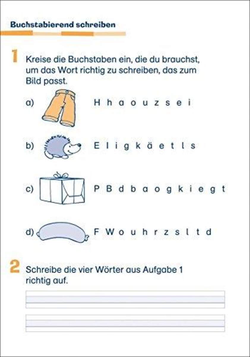 Tessloff Fit für die Schule - Übungsblock: Deutsch 2. Klasse
