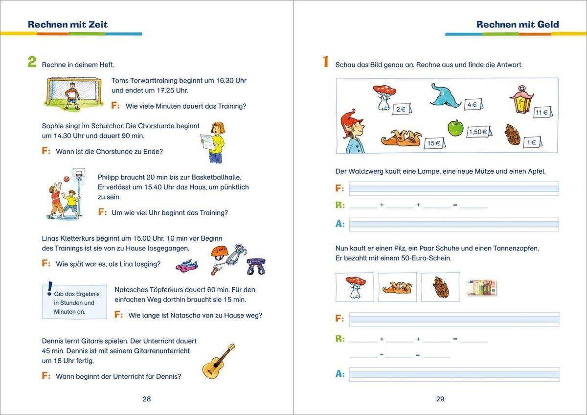 Tessloff Fit für die Schule: Das kann ich! Textaufgaben einfach lösen 2. Klasse