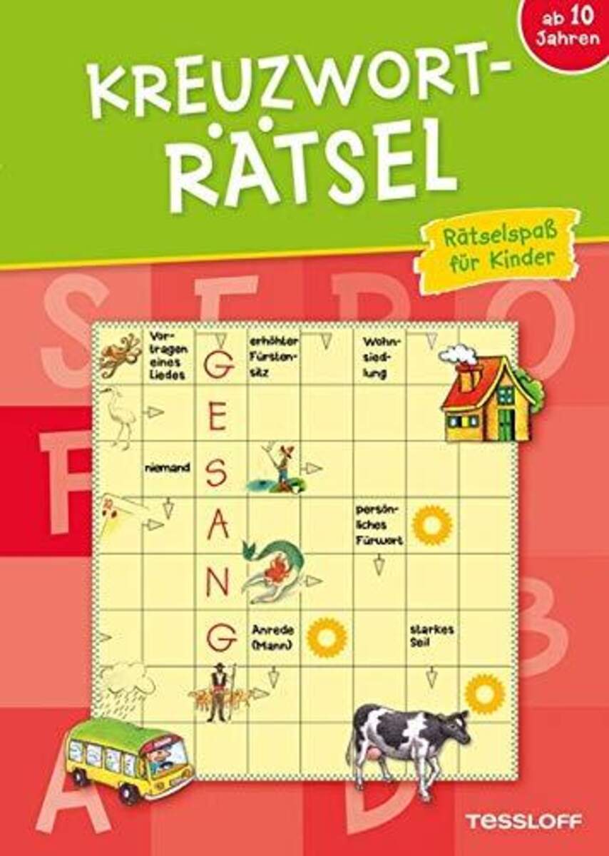 Tessloff Kreuzworträtsel ab 10 Jahren (Rot)