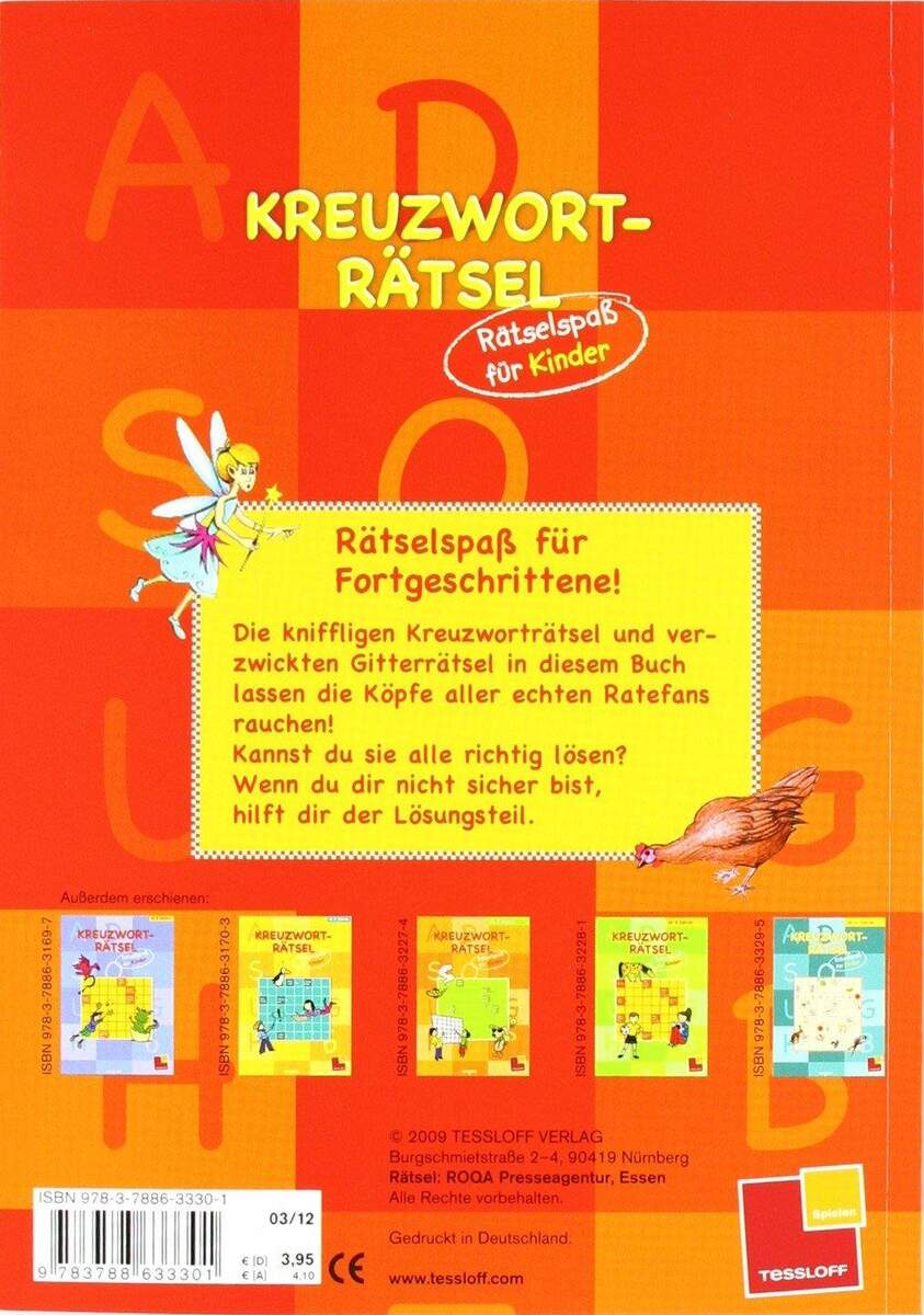Tessloff Kreuzworträtsel ab 10 Jahren (Rot)
