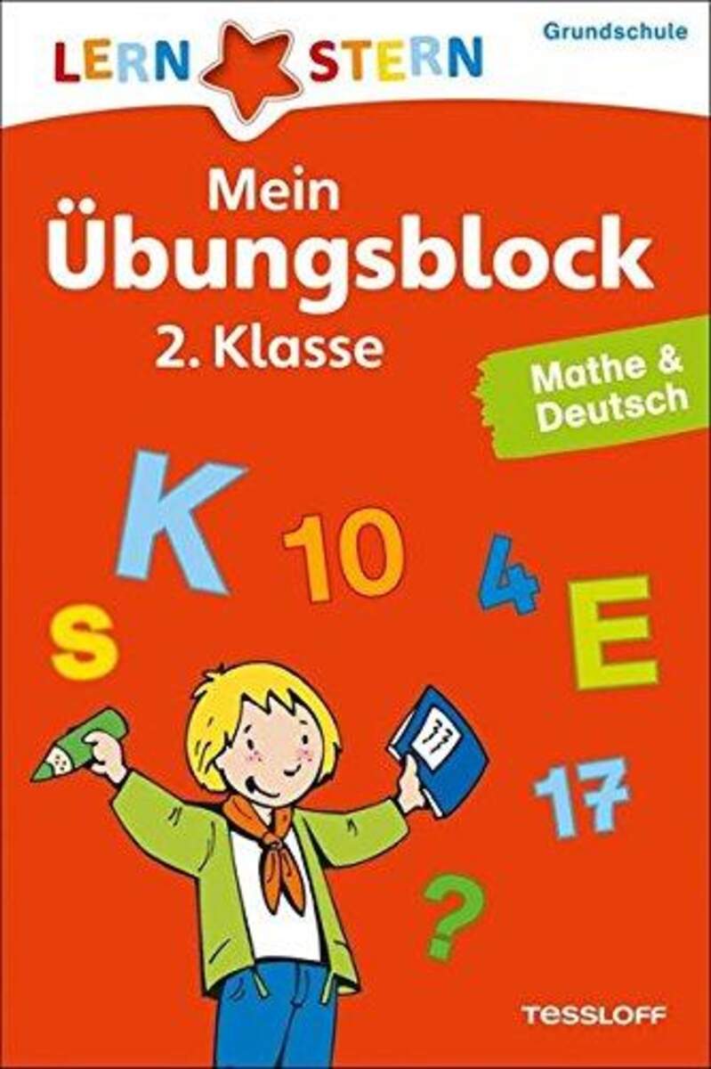 Tessloff Lernstern - Mein Übungsblock 2. Klasse: Mathe & Deutsch