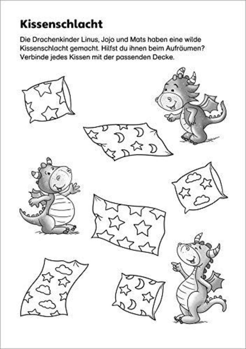 Tessloff LERNSTERN. Mein drachenstarker Kindergartenblock. Rätseln und üben