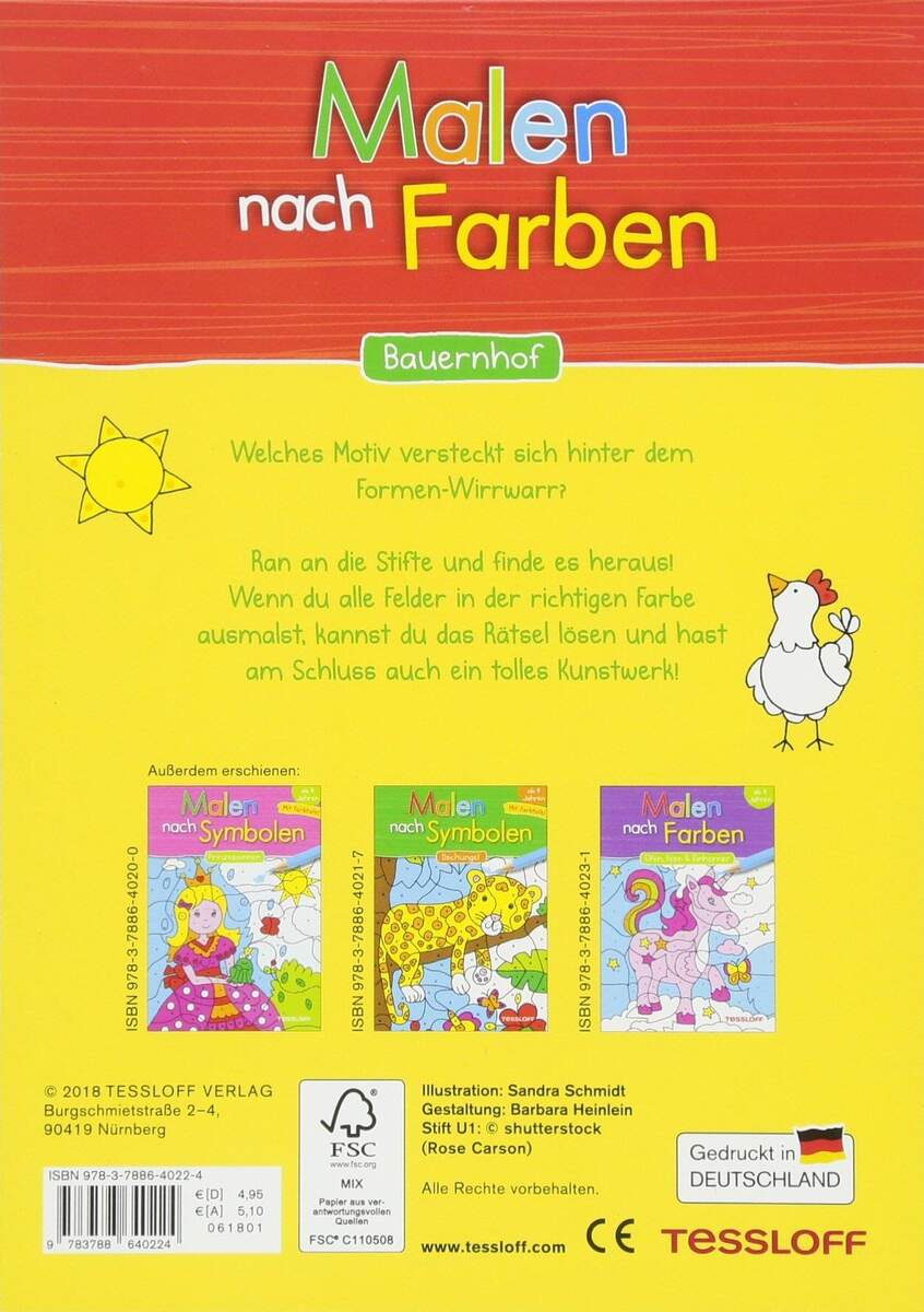 Tessloff Malen nach Farben - Bauernhof