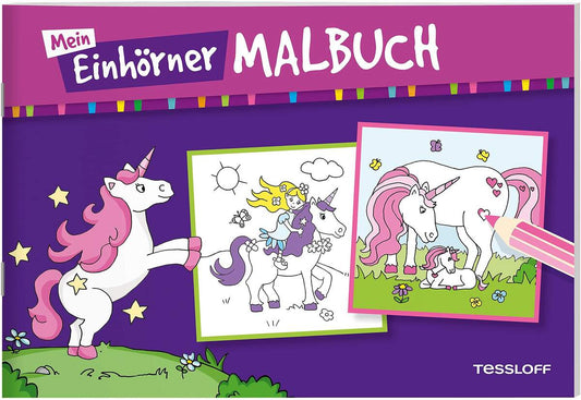 Tessloff Mein Einhörner-Malbuch