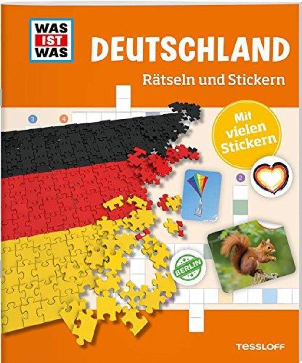 Tessloff WAS IST WAS - Deutschland mit Rätseln und Stickern