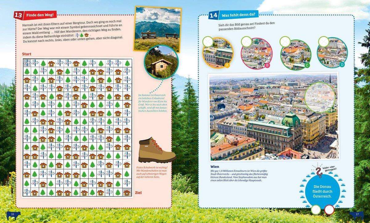 Tessloff WAS IST WAS - Österreich: Rätseln und Stickern