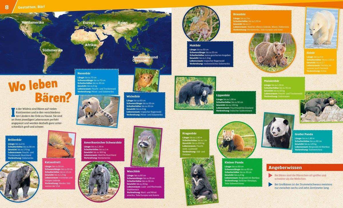 Tessloff WAS IST WAS 115 - Bären, Grizzly, Panda und Eisbär