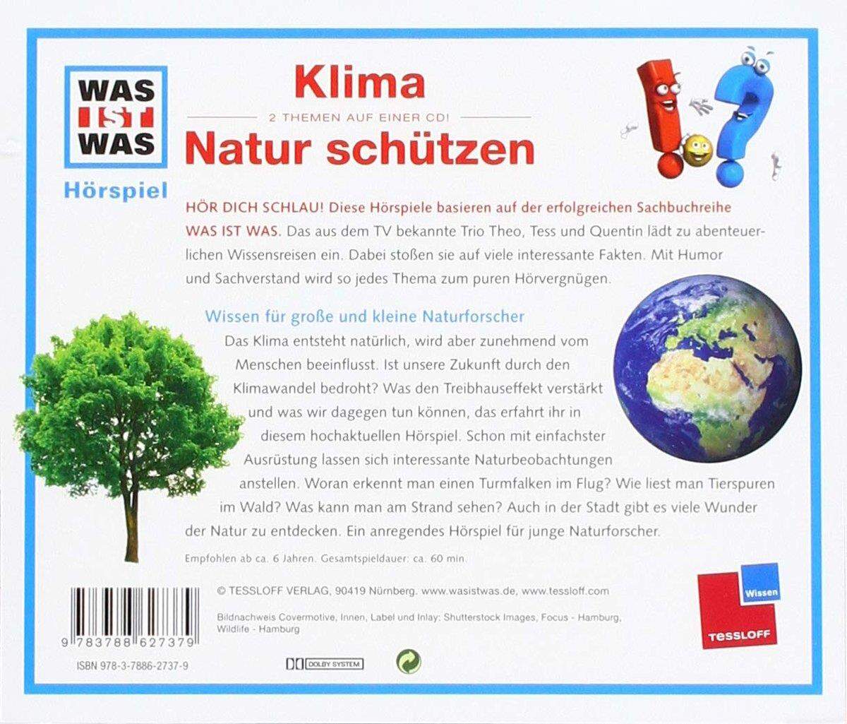Tessloff WAS IST WAS CD 36 - Klima/Natur schützen