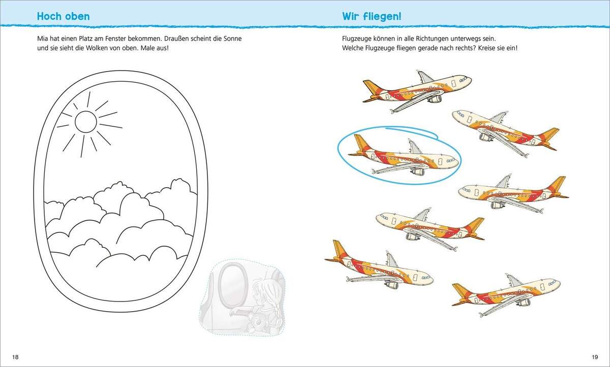 Tessloff WAS IST WAS Kindergarten Malen Rätseln Stickern Wir entdecken den Flughafen