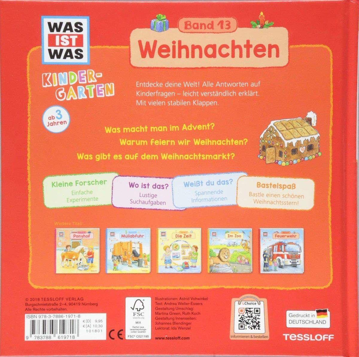 Tessloff WAS IST WAS Kindergarten 13 - Weihnachten