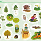 Tessloff WAS IST WAS Kindergarten. Im Wald: Malen, Rätseln, Stickern