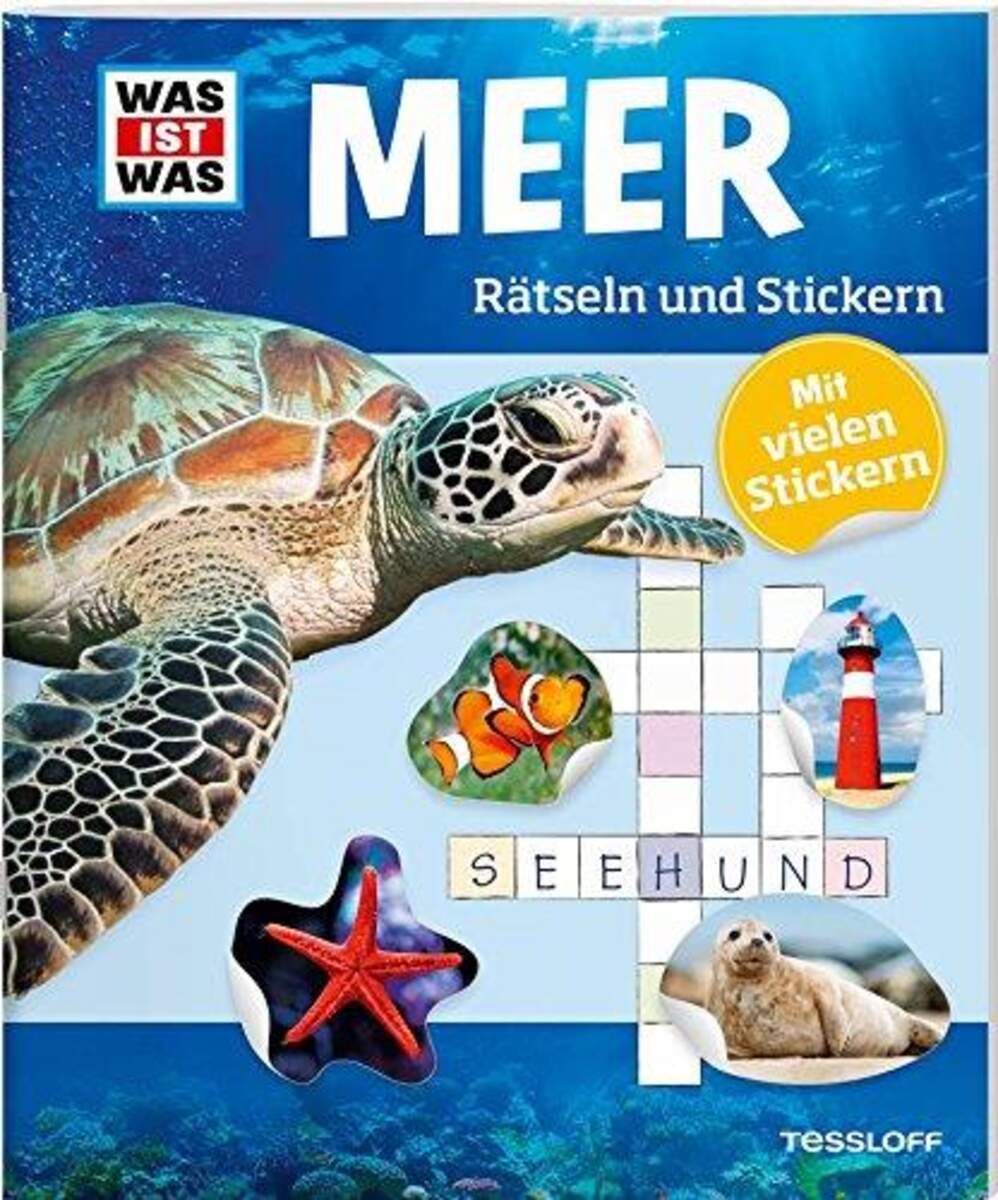 Tessloff WAS IST WAS Rätselheft - Meer: Rätseln und Stickern