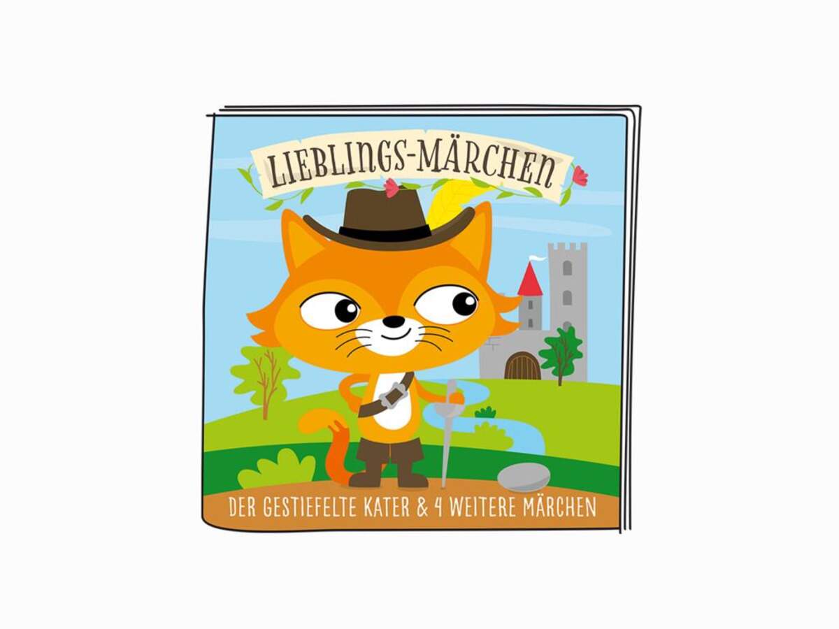 tonies® Hörfigur - Lieblings-Märchen: Der gestiefelte Kater und vier weitere Märchen