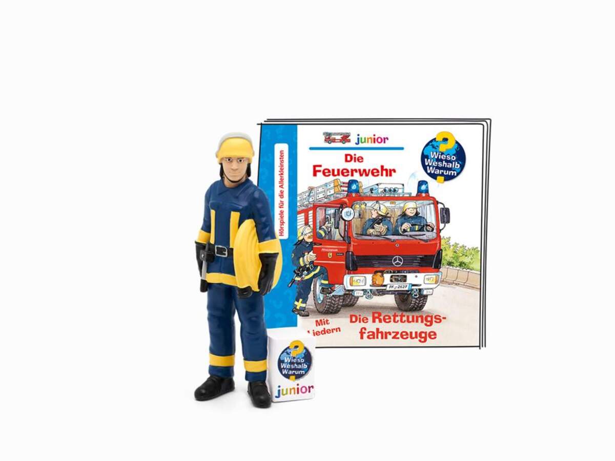 tonies® Hörfigur - Wieso? Weshalb? Warum? junior: Die Feuerwehr, Die Rettungsfahrzeuge