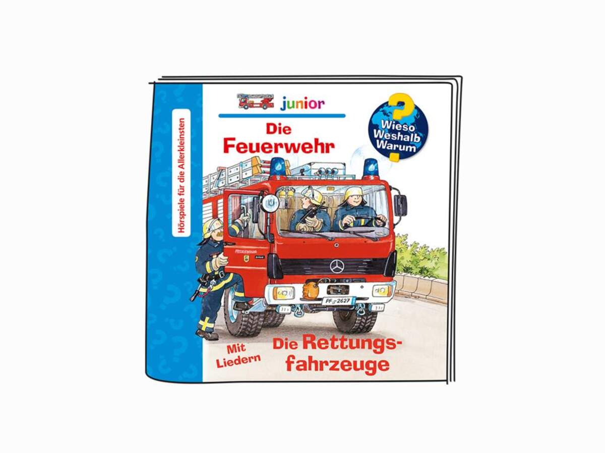 tonies® Hörfigur - Wieso? Weshalb? Warum? junior: Die Feuerwehr, Die Rettungsfahrzeuge