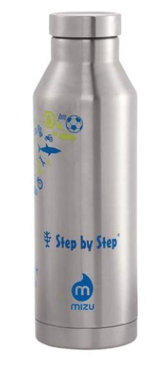 Trinkflasche aus Edelstahl Mizu, 560 ml, Blue & Yellow