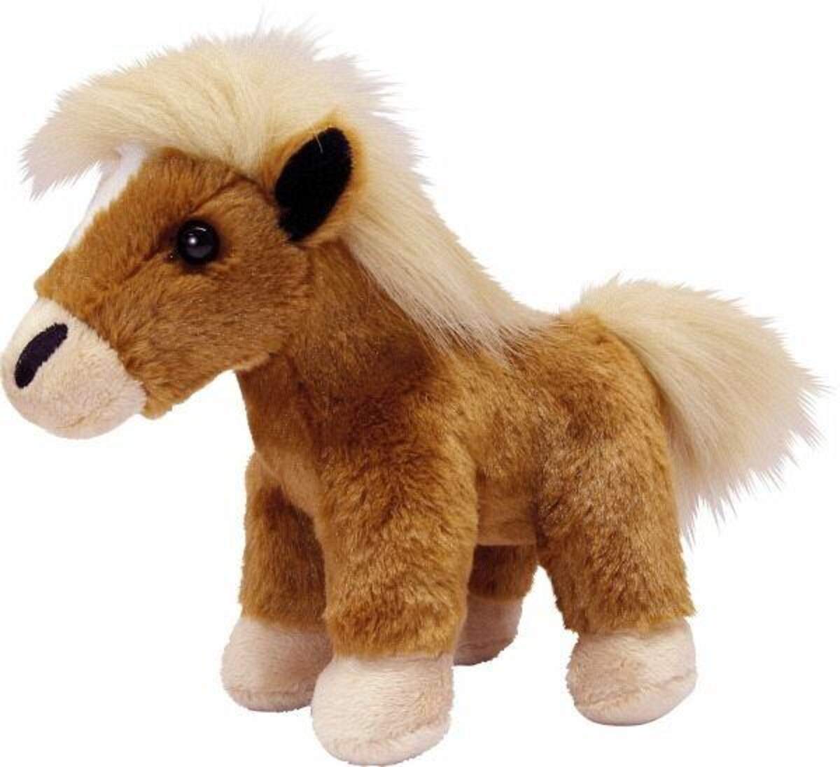 Vedes Plüschpferd mit Goldmähne, 20cm