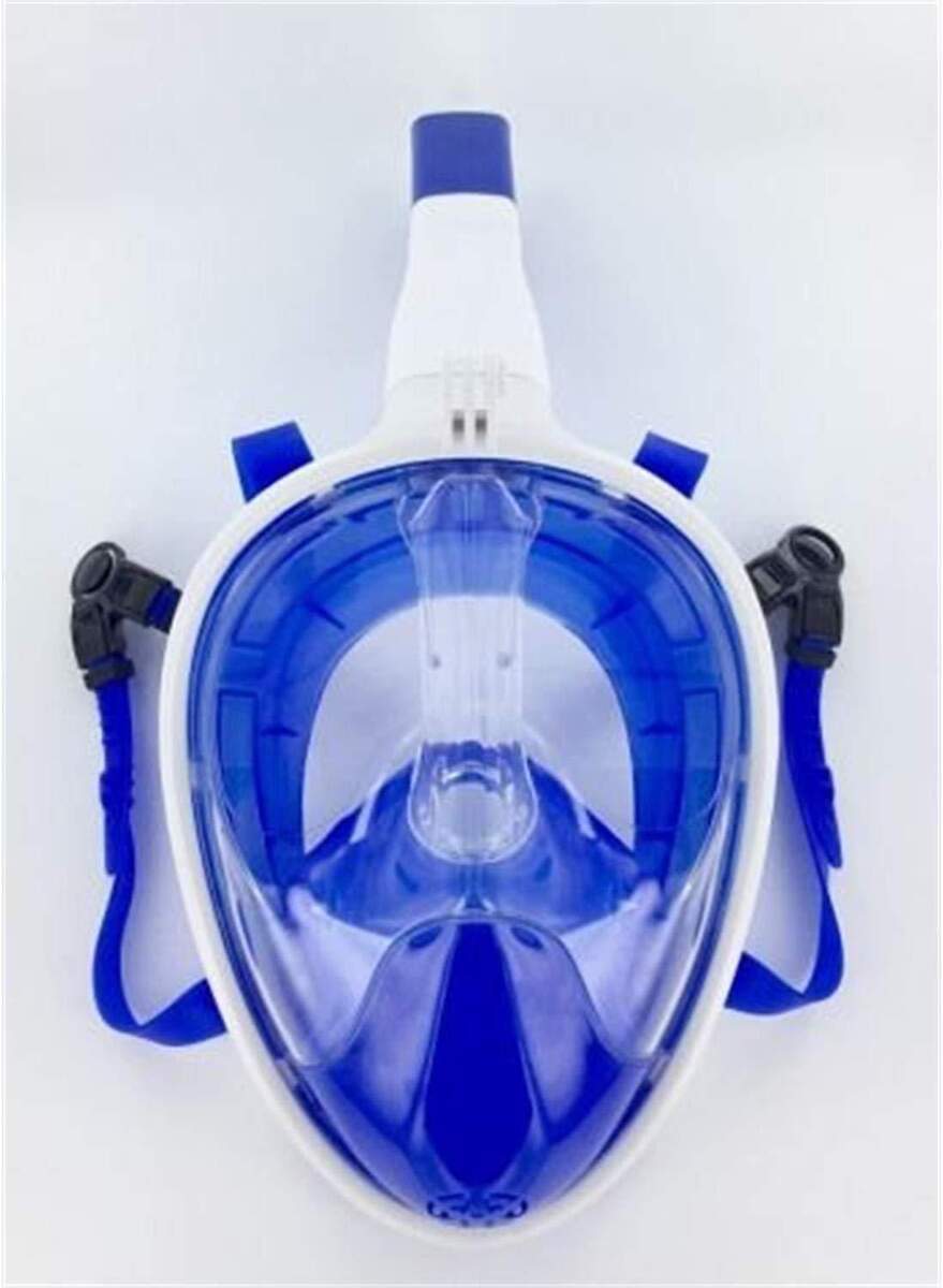Xtrem Toys Full Face Schnorchel-Maske weiß/blau, Größe S/M